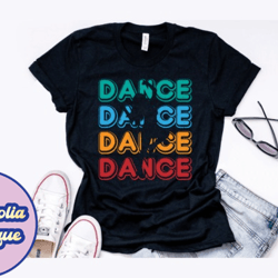 retro vintage dance t shirt design