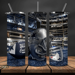 Dallas Cowboys Tumbler Wrap, American Football Tumbler PNG -04