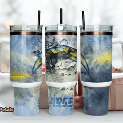 Los Angeles Chargers Tumbler 40oz Png, 40oz Tumler Png 50