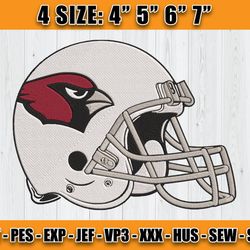 Cardinals Embroidery, NFL Cardinals Embroidery, NFL Machine Embroidery Digital, 4 sizes Machine Emb Files - 03 - Rose Pe