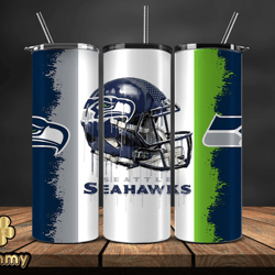 Seattle Seahawks Tumbler Wrap, NFL Logo Tumbler Png, NFL Design Png-20