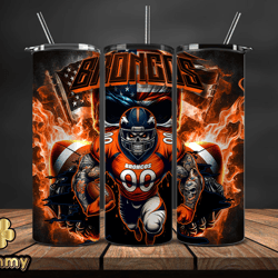 Denver Broncos Fire Tumbler Wraps, ,Nfl Png,Nfl Teams, Nfl Sports, NFL Design Png Design 10
