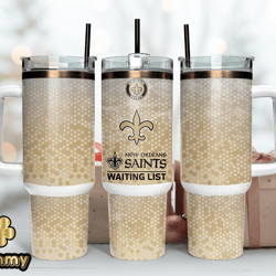 New Orleans Saints Tumbler 40oz Png, 40oz Tumler Png 23 by yummy store