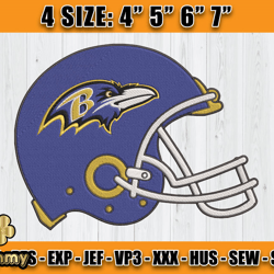 Ravens Embroidery, NFL Ravens Embroidery, NFL Machine Embroidery Digital, 4 sizes Machine Emb Files -14 yummy