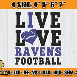 Ravens Embroidery, NFL Ravens Embroidery, NFL Machine Embroidery Digital, 4 sizes Machine Emb Files -16 yummy