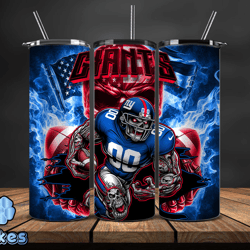 New York Giants Fire Tumbler Wraps, ,Nfl Png,Nfl Teams, Nfl Sports, NFL Design Png, Design by Yummi Store 24