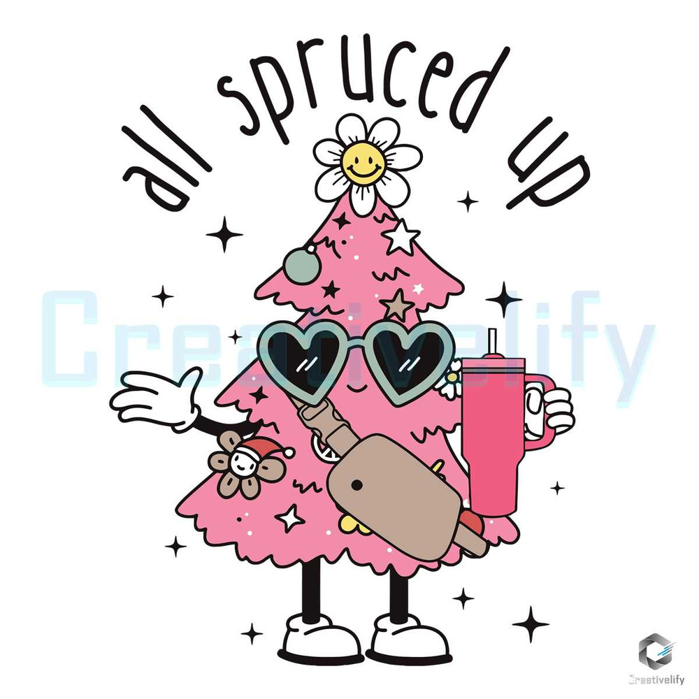 All Spruced Up Bougie SVG Christmas Tree Digital Cricut File.jpg