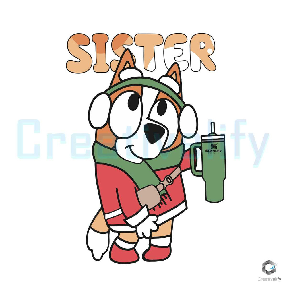 Bingo Sister Christmas SVG Xmas Stanley Tumbler Digital File.jpg