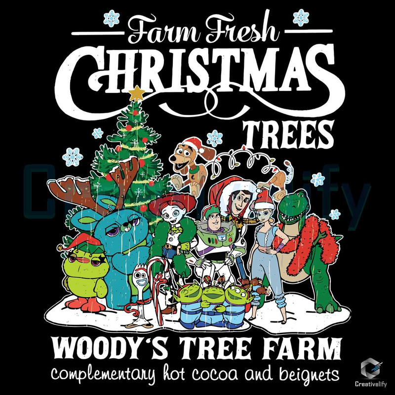 Farm Fresh Christmas Trees SVG Toy Story File For Cricut.jpg