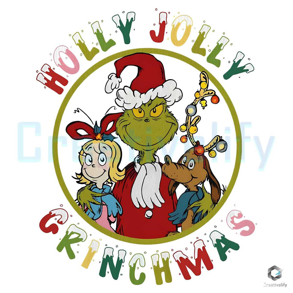 Free Holly Jolly Grinchmas PNG Xmas Movie File Design.jpg