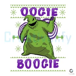 free oogie boogie ugly christmas svg scary movie file