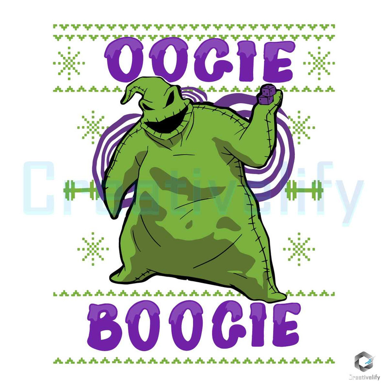 Free Oogie Boogie Ugly Christmas SVG Scary Movie File.jpg