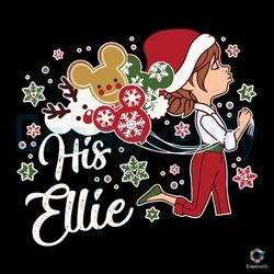 funny ellie christmas svg mickey balloon file download
