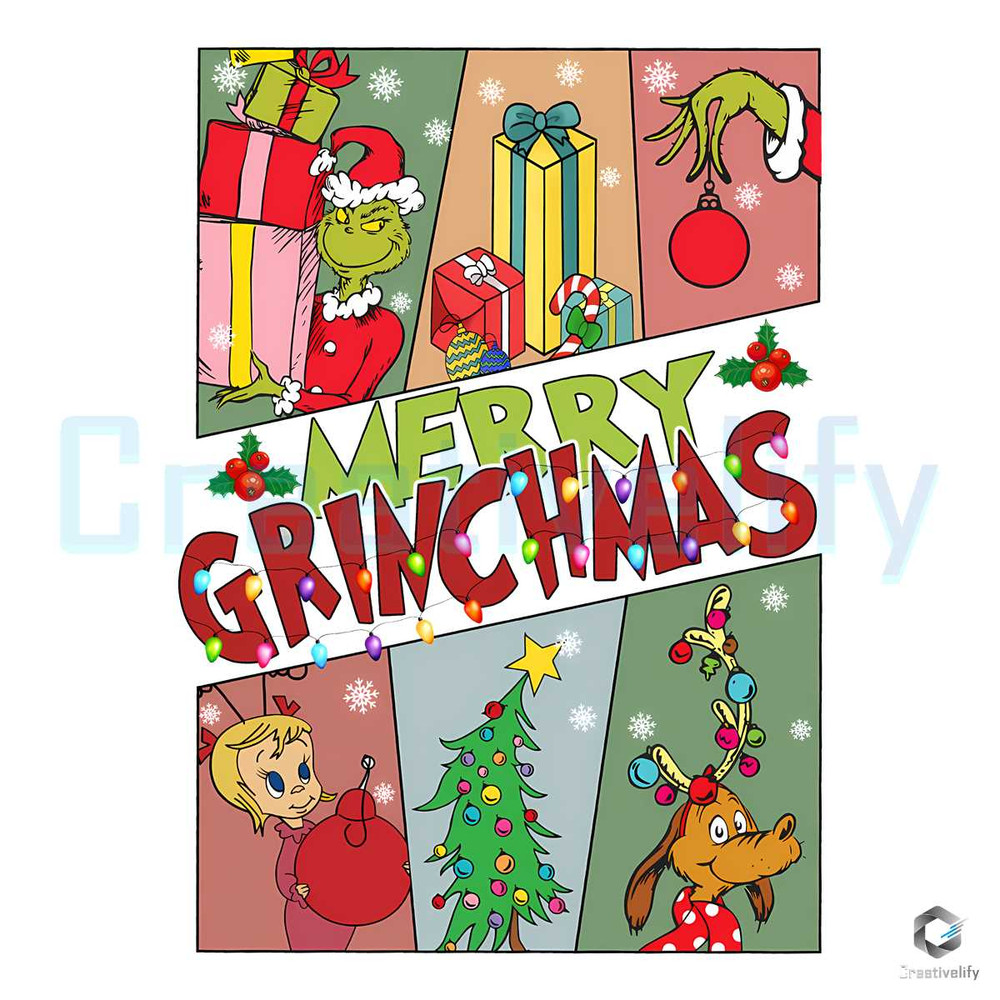 Grinch Friends Christmas PNG Merry Xmas File Design.jpg