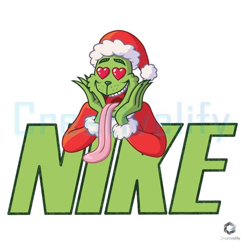 Grinch Santa Nike SVG Merry Christmas Cricut File.jpg