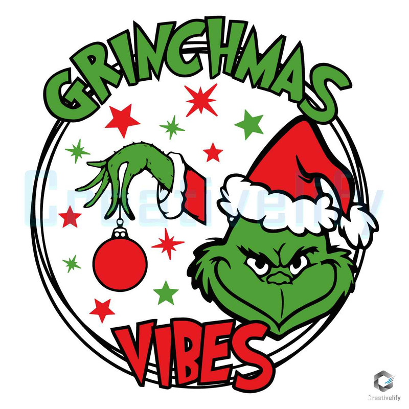 Grinchmas Vibes SVG Retro Santa Stink File For Cricut.jpg