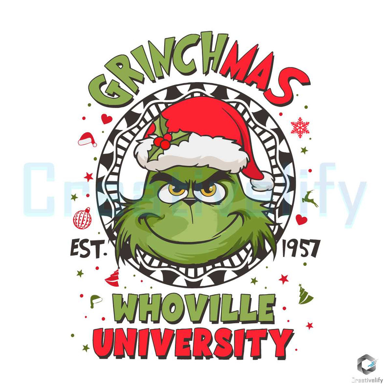 Grinchmas Whoville University SVG Christmas Vintage 1957 File.jpg