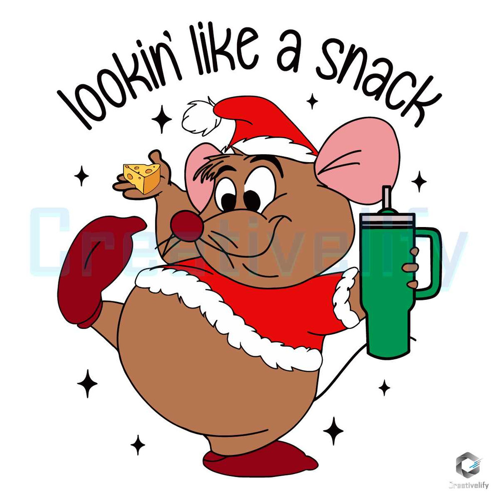 Looking Like A Snack SVG Christmas Gus Gus File Design.jpg