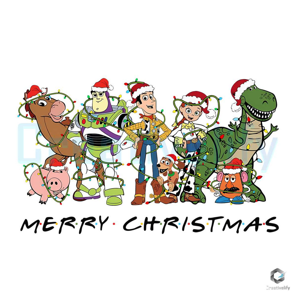 Merry Toy Story Xmas PNG Christmas Vibes File Sublimation.jpg