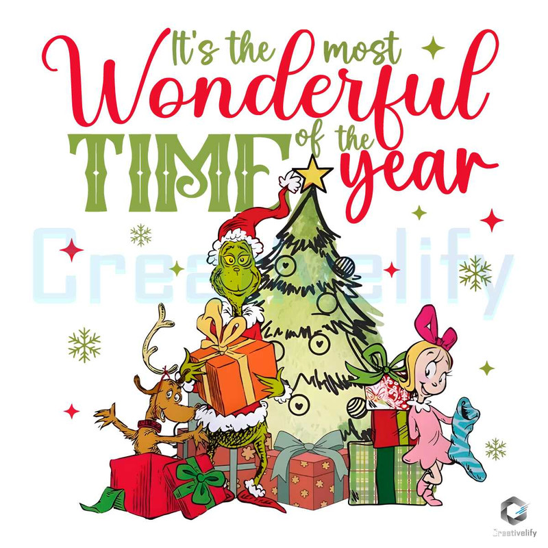 Most Wonderful Time Of The Year PNG Grinchmas File.jpg