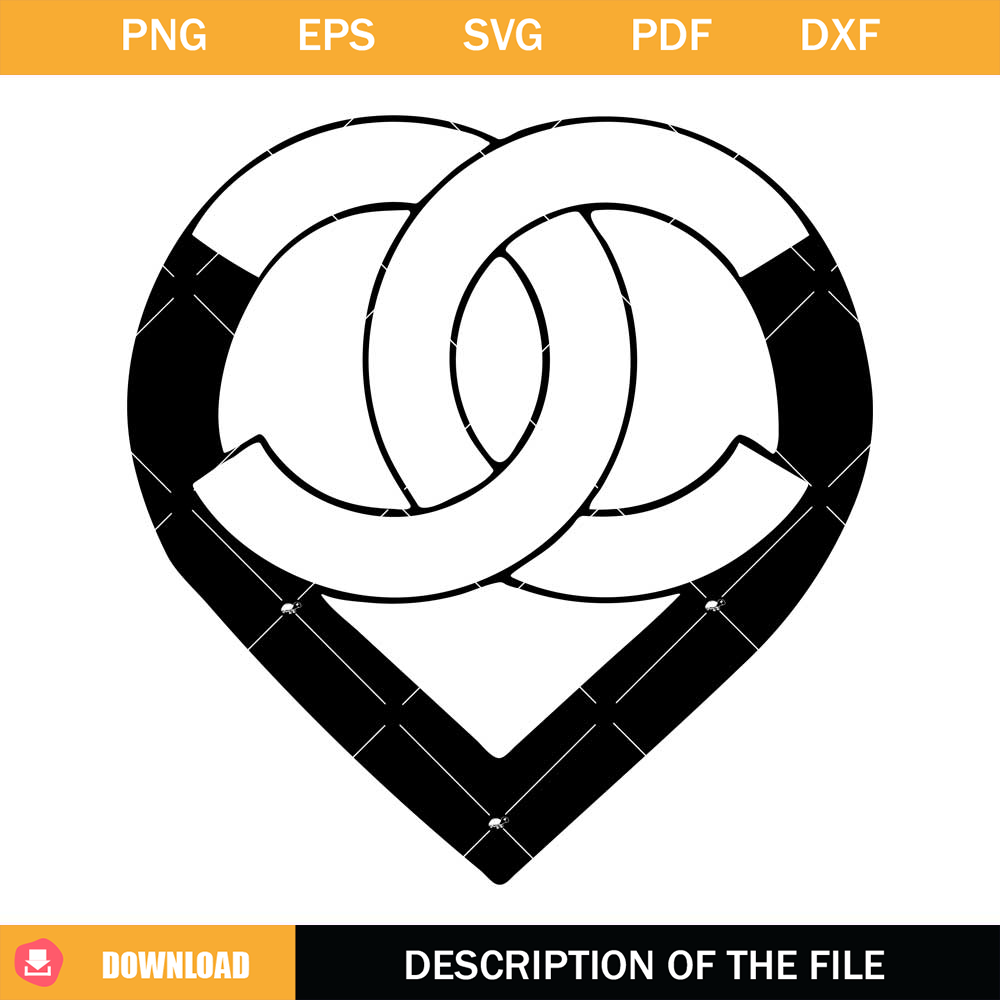 Abstract CC Heart Svg, Heart Logo Svg, CC Logo Svg.jpg