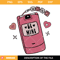 Be Mine Retro Svg, Valentines Day Svg, Phone Love Svg.jpg