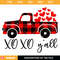 Buffalo Plaid Truck Valentines Day Svg, XO XO Svg, Truck Svg.jpg