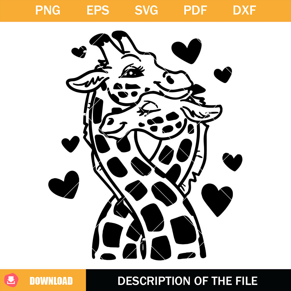 Giraffes in Love Anniversary Valentine's Day Svg.jpg