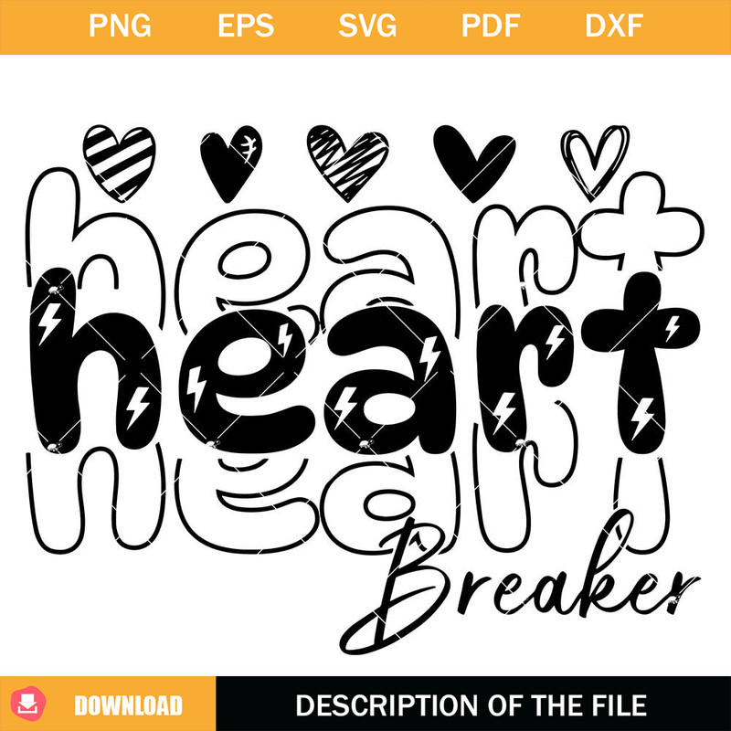 Heart Breaker Svg, Hello Valentine Svg, Valentine's Day Svg.jpg