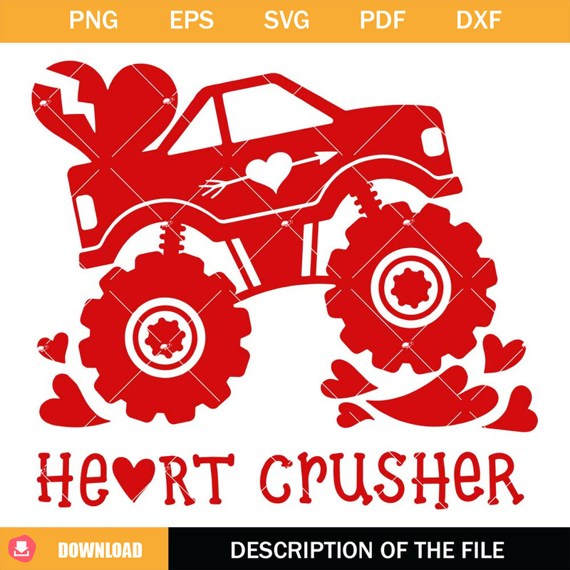 Heart Crusher Svg, Valentine Monster Truck Svg.jpg