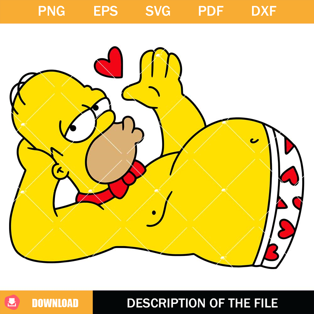 Homer Jay Simpson Svg, The Simpsons Svg, Funny Cartoon.jpg