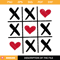 Love Always Wins Svg, Tic Tac Toe Svg, Hugs and Kisses Svg.jpg