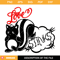 Love Stinks Svg, Funny Valentine Svg, Animal Valentine Day.jpg