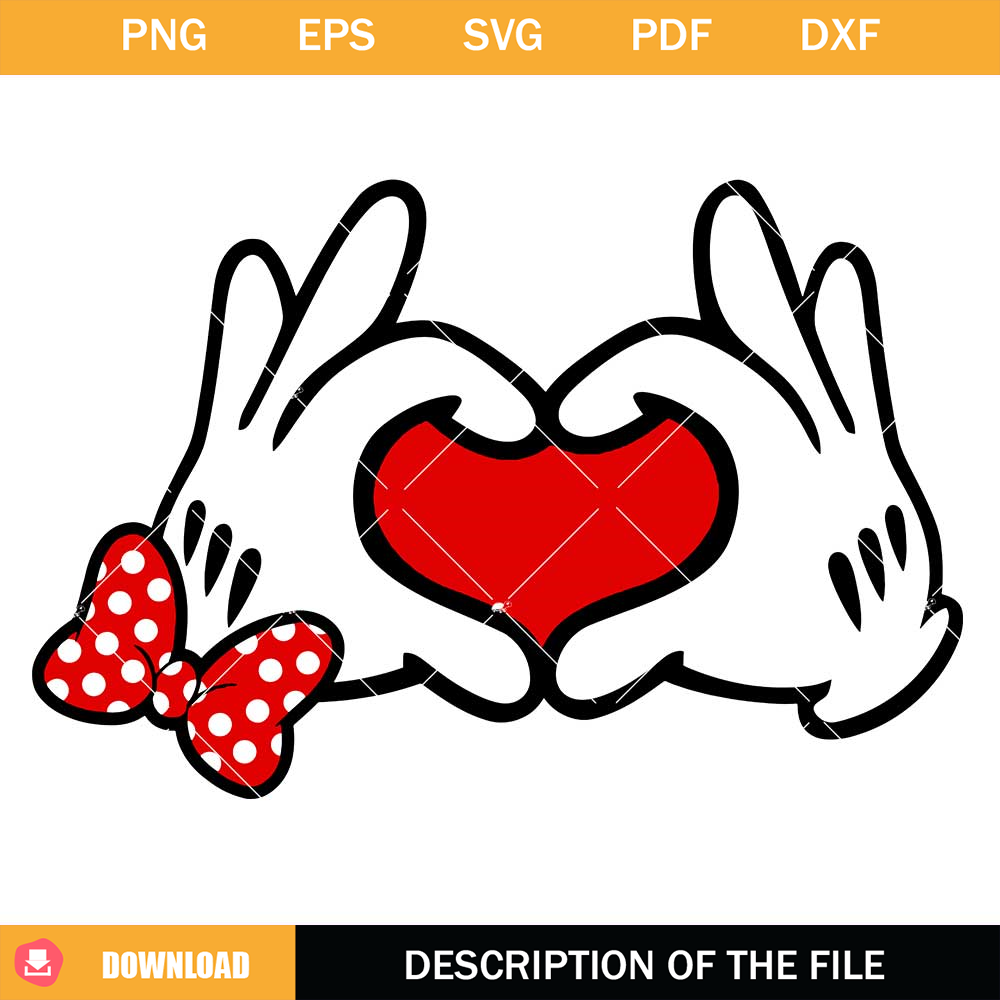 Mickey Mouse Heart Hands Svg, Minnie Mouse Disney Svg.jpg