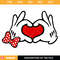 Mickey Mouse Heart Hands Svg, Minnie Mouse Disney Svg.jpg