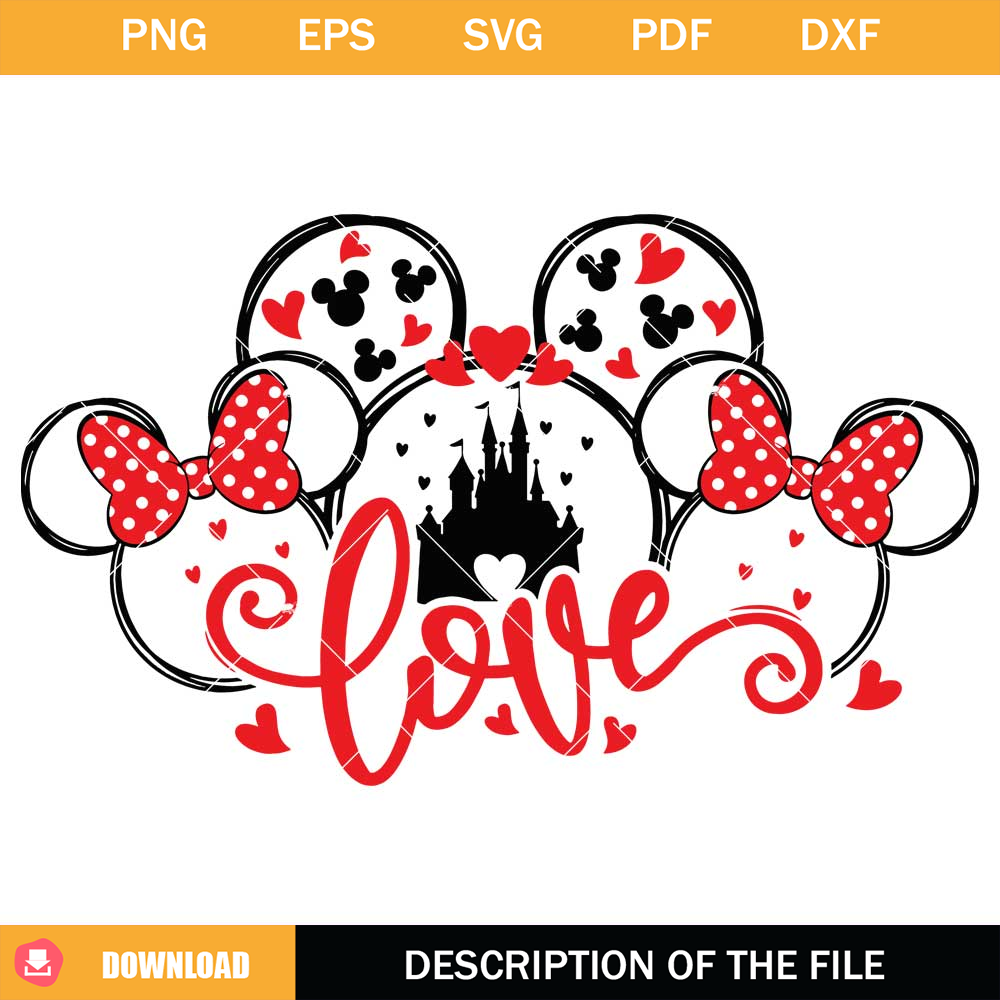 Mini Mouse Love Svg, Mouse Castle Svg, Mini Mouse Valentine.jpg
