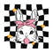 checkered bunny svg, checker bunny png, bunny with bubble gum svg, bunny with bubblegum svg, bunny with bubble gum shirt, bunny gum svg.jpg