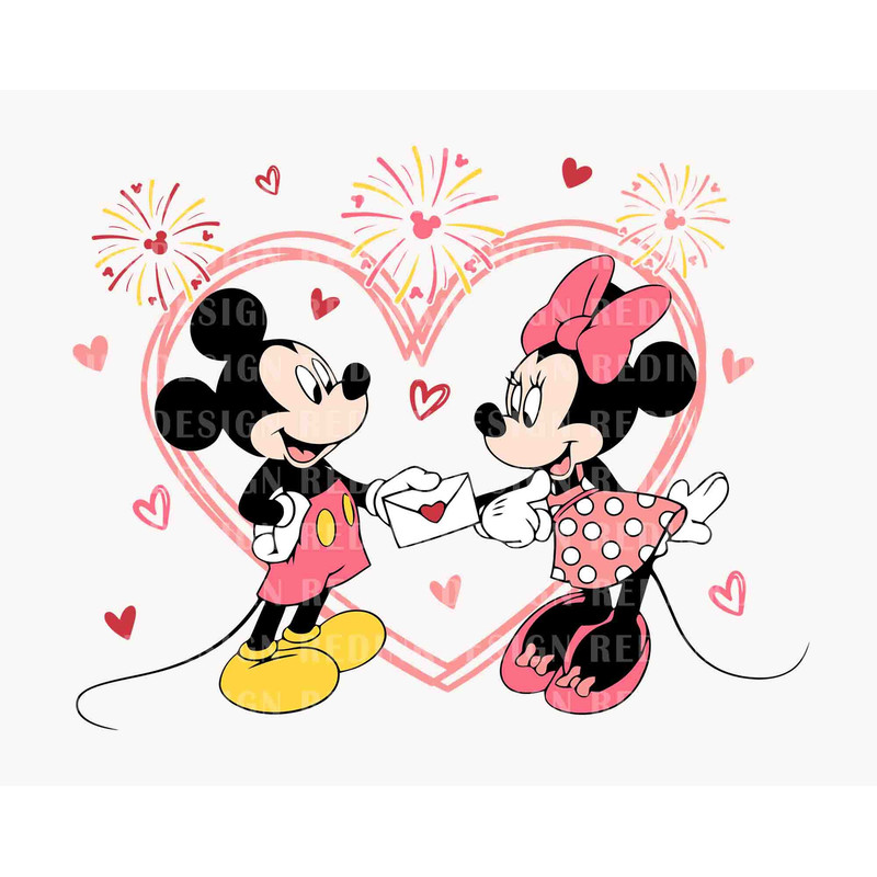 Happy Valentine's Day Svg, Valentine Mouse Couple Svg, Valentine Heart Svg, Honey Moon Svg, Valentine Shirt Design, Retro Valentine Svg.jpg