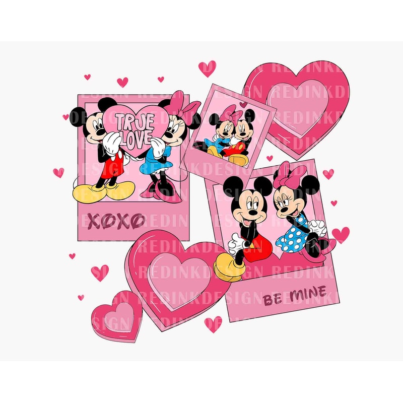 Happy Valentines Day PNG, Valentine Mouse Png, Couple Mouse Love Valentine Png, Valentine's Day, Be Mine Valentine Png, Xoxo Valentine Png.jpg