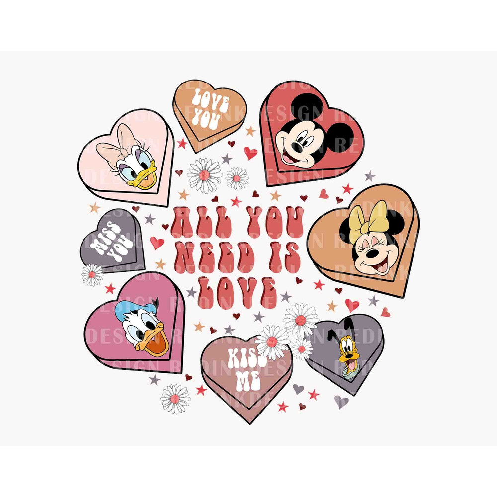 Valentine Mouse Doodle Svg, Mouse Love Svg, Mouse Valentines Svg, Family Trip, Mouse And Friends Svg, Candy Hearts Valentines, Cricut File.jpg