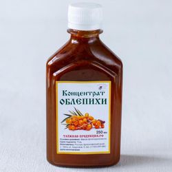 Sea Buckthorn Concentrate Juice Healing ECO-Product From The Siberian Taiga 250 Ml / 8.45 Oz