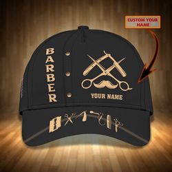 Customized 3D All Over Printed Baseball Cap Hat For Barber Men And Women, Barber Cap, Barber Hat, Gift For Barber