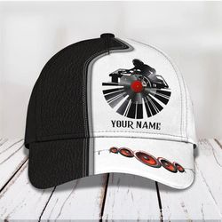 personalized full printed baseball cap hat for dj, best gift for a dj player, women dj cap hat