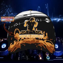 personalized 3d full printed dj cap hat, baseball cap for a dj, women dj cap hat, men dj classic cap hat