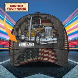 customized trucker cap hat, 3d full printed baseball cap for trucker man, gift to husband trucker, trucker dad cap hat