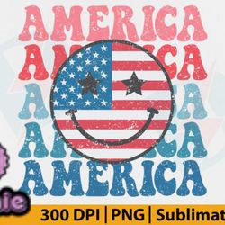 america, 4th of july png, smiley face design 31
