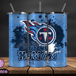 Tennessee Titans Logo NFL, Football Teams PNG, NFL Tumbler Wraps PNG Design 09