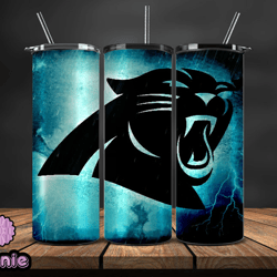Carolina Panthers Logo NFL, Football Teams PNG, NFL Tumbler Wraps PNG Design 83