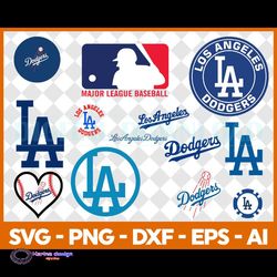 la dodgers baseball team svg file