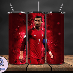 ronaldo tumbler wrap ,cristiano ronaldo tumbler design, ronaldo 20oz skinny tumbler wrap, design by vangg store 02